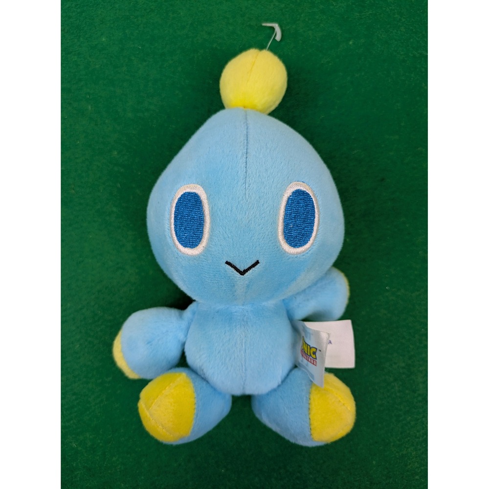 TOMY Sonic the Hedgehog Chao Plush Blue Yellow Pink SEGA T22393 8 Inch Toy Japan